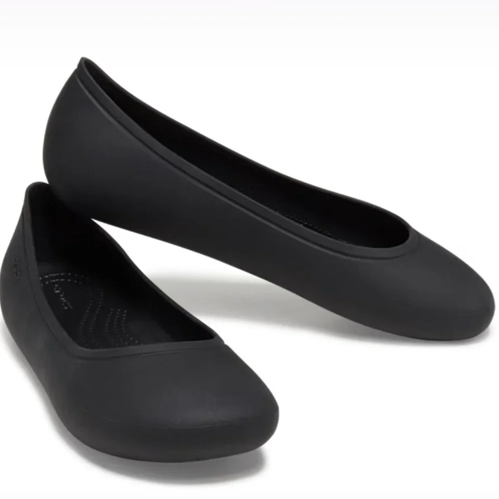 CROCS Brooklyn Flat Black Size 9